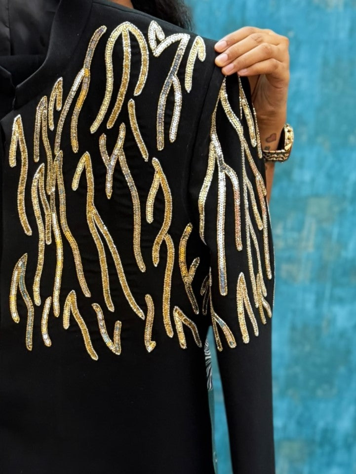 Golden Drift Regal Coat- Comes with Pant