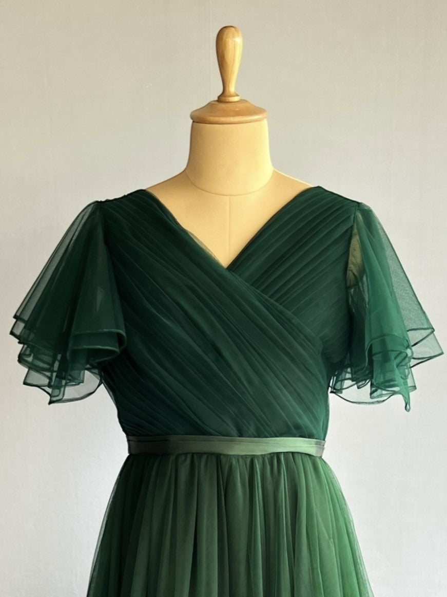 Verdant Blossom Grace Gown