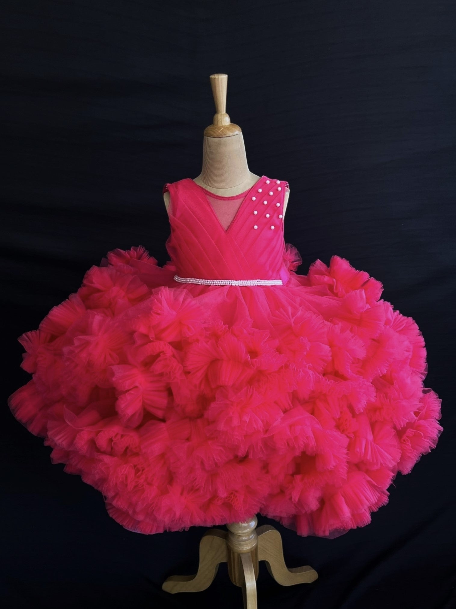 Flamingo Fluff Fantasy Gown