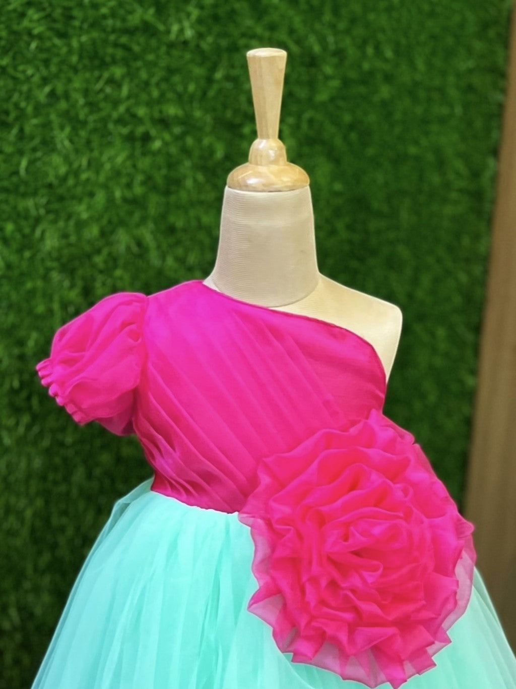 Fuchsia Garden Blossom Dress