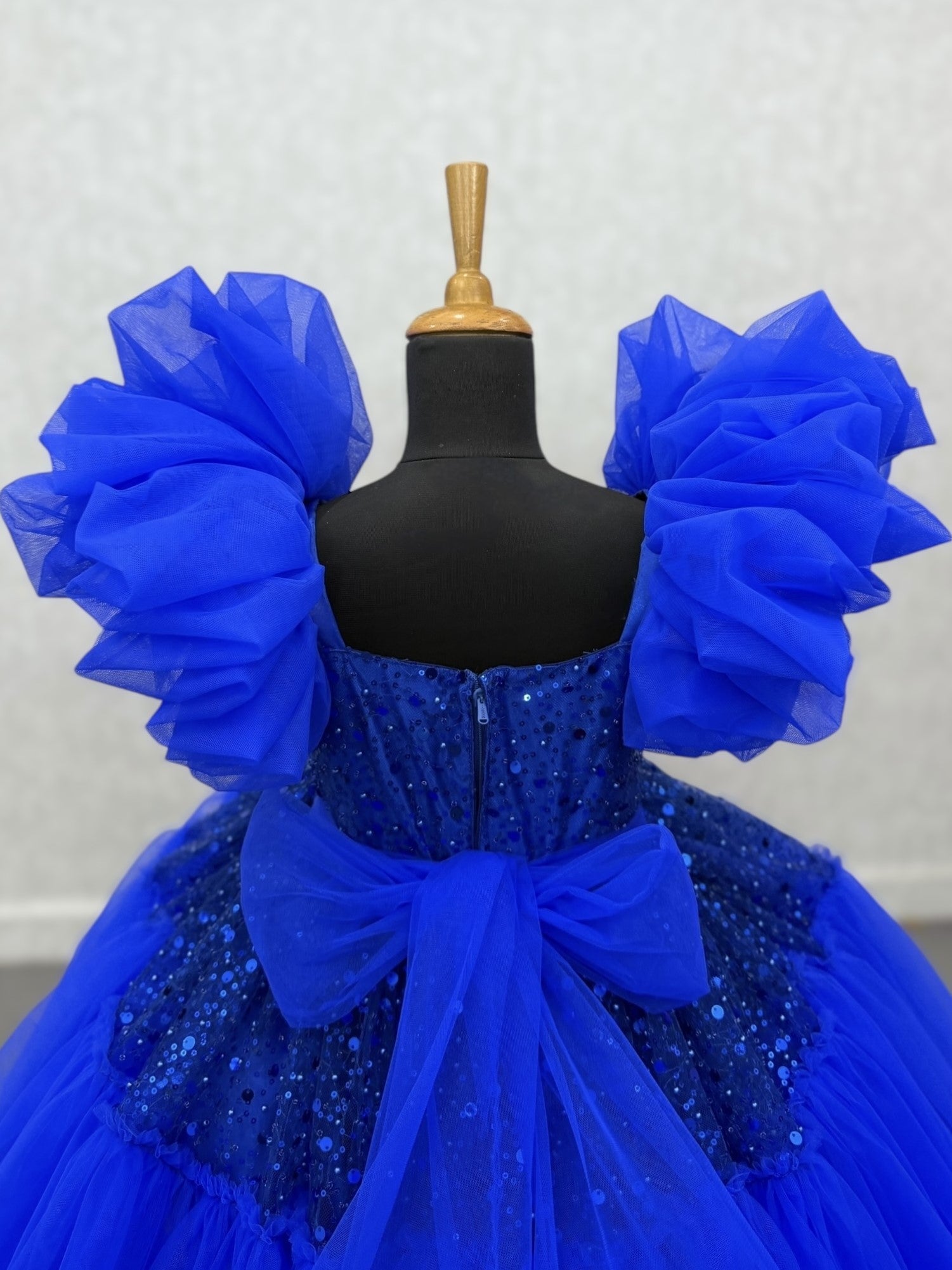 Sapphire Bloom Party Dress