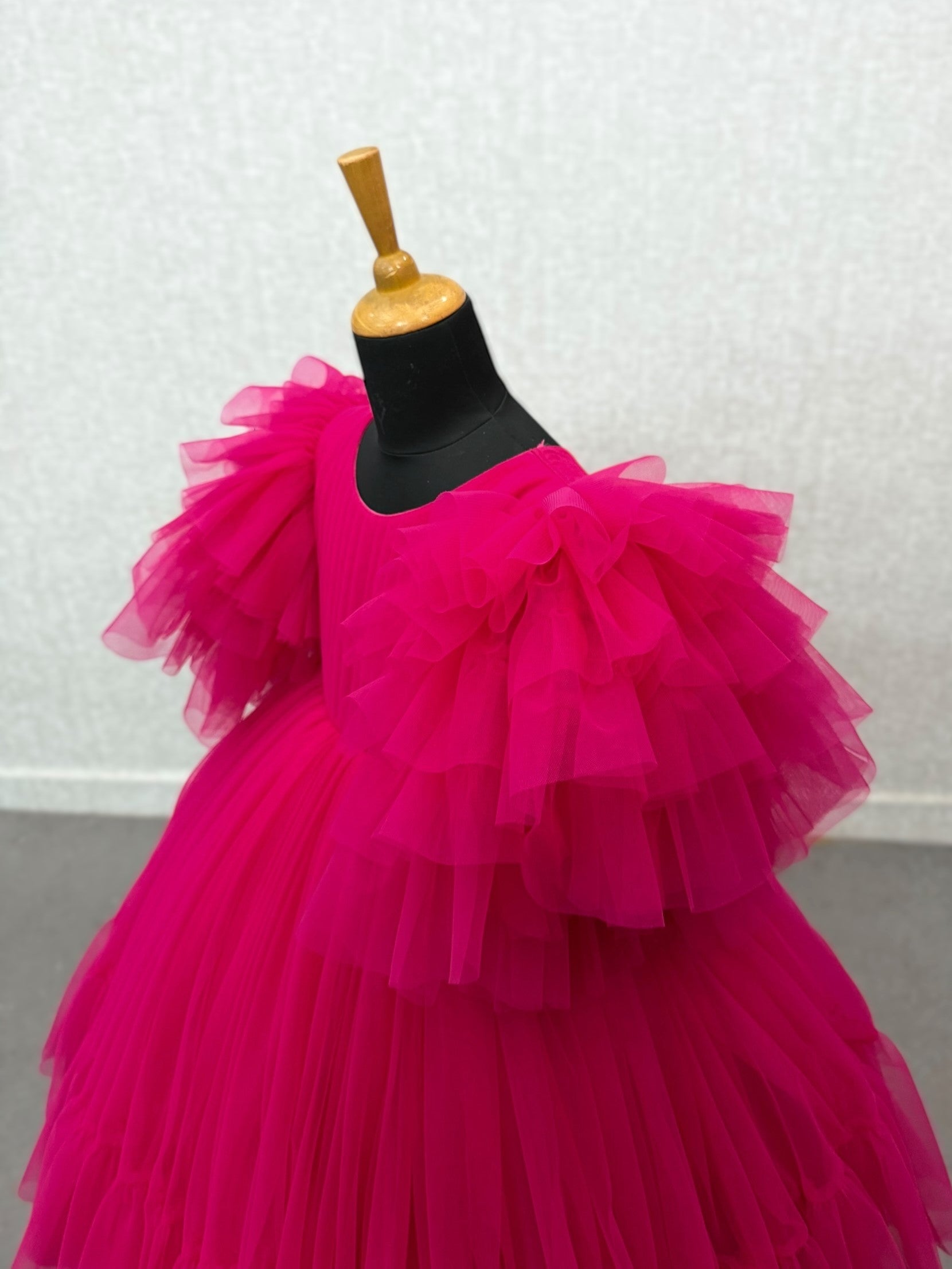 Fuchsia Ruffle Fantasy Dress