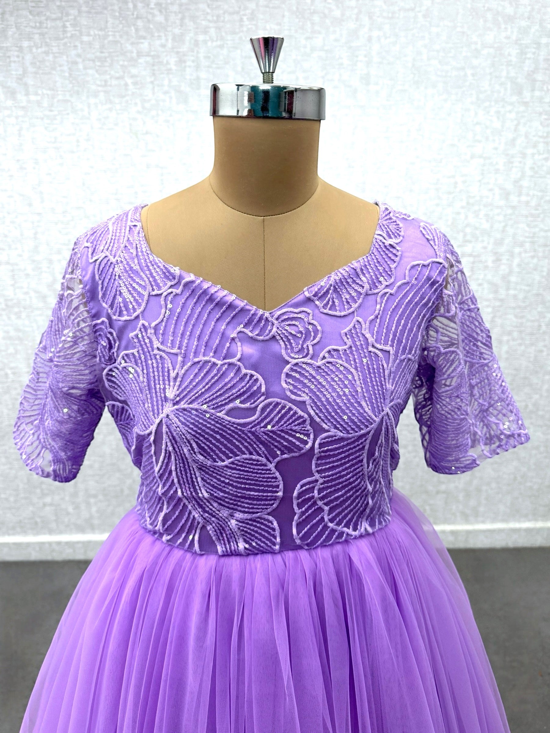 Purple Serenity Ball Gown