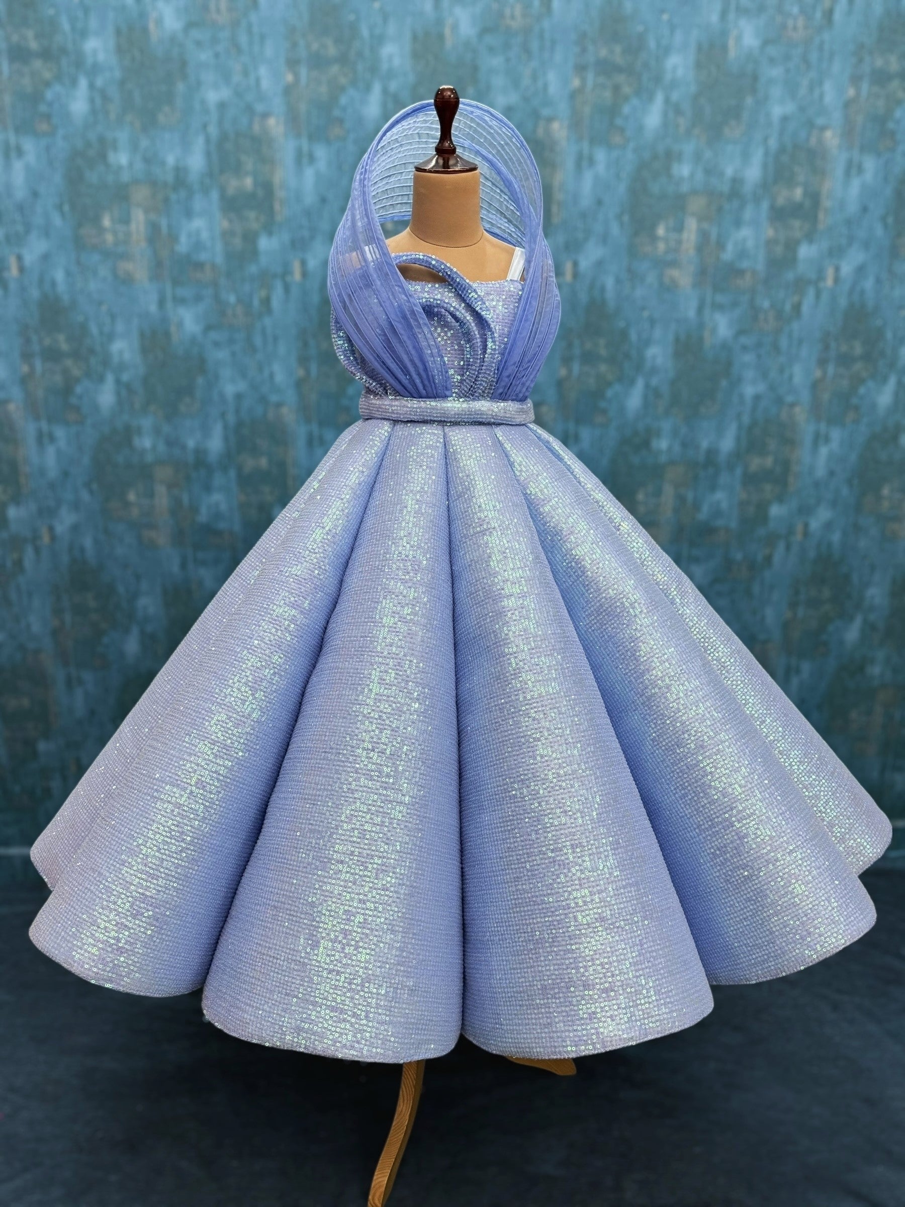 Winter Moon Lavender Sparkle Princess Ball Gown