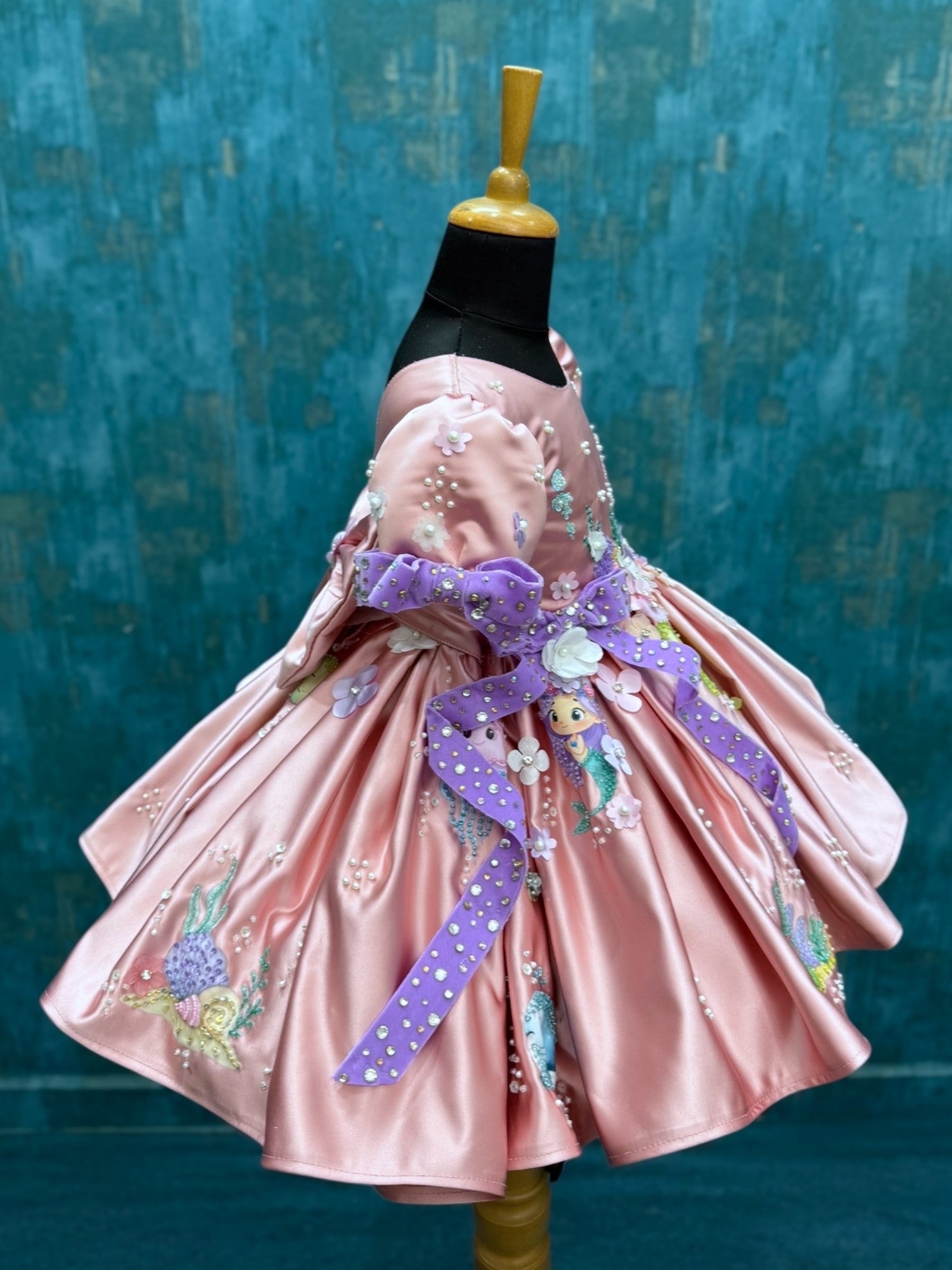 Underwater Blossom Dream Princess Gown