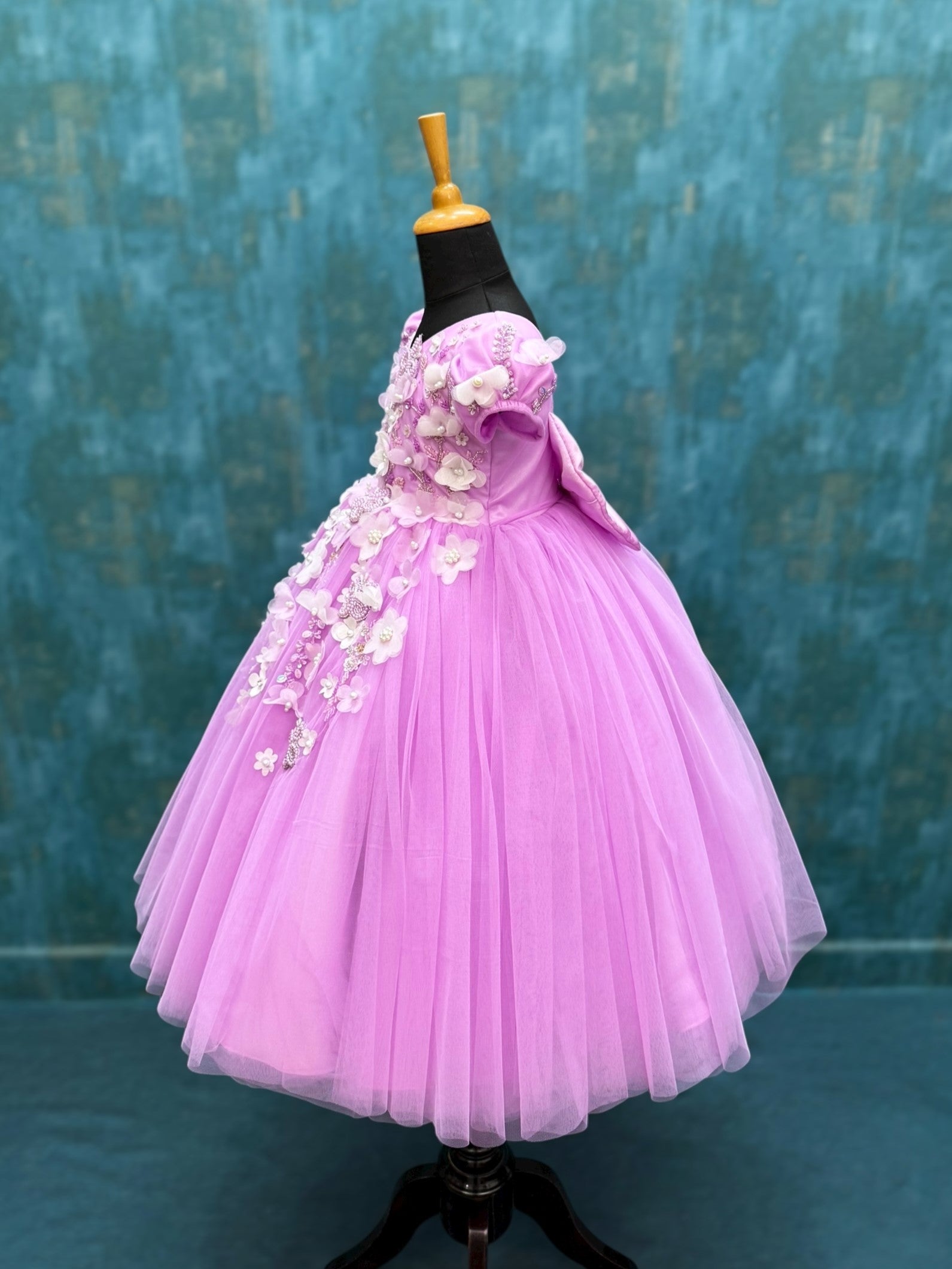 Enchanted Pastel Pink Petal Dress