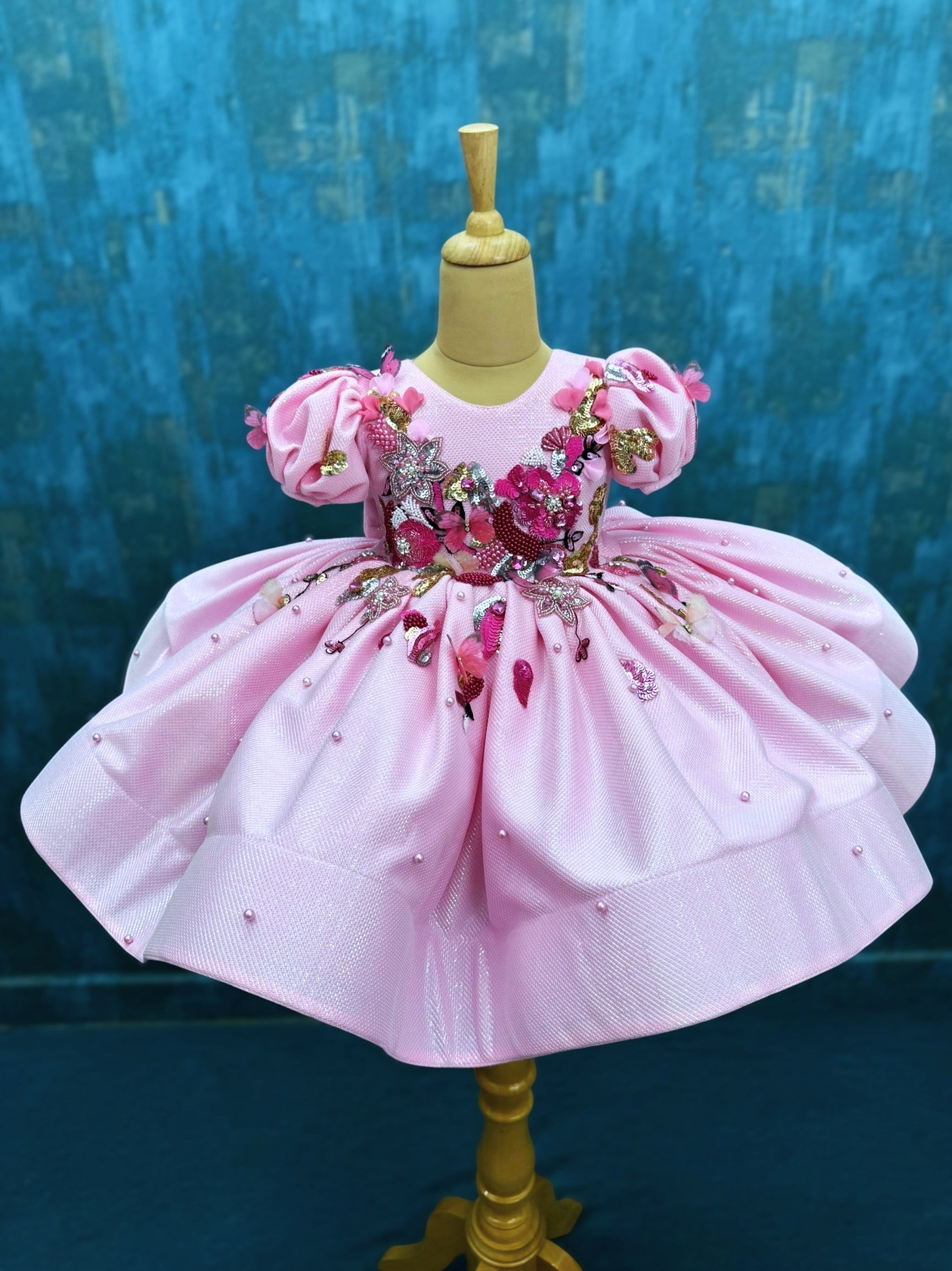 Rosy Bloom Luxe Couture