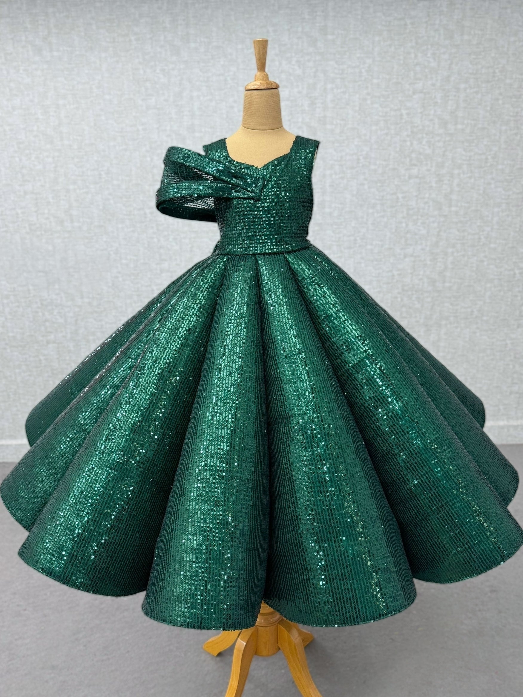 Emerald Celeste Crown Dress