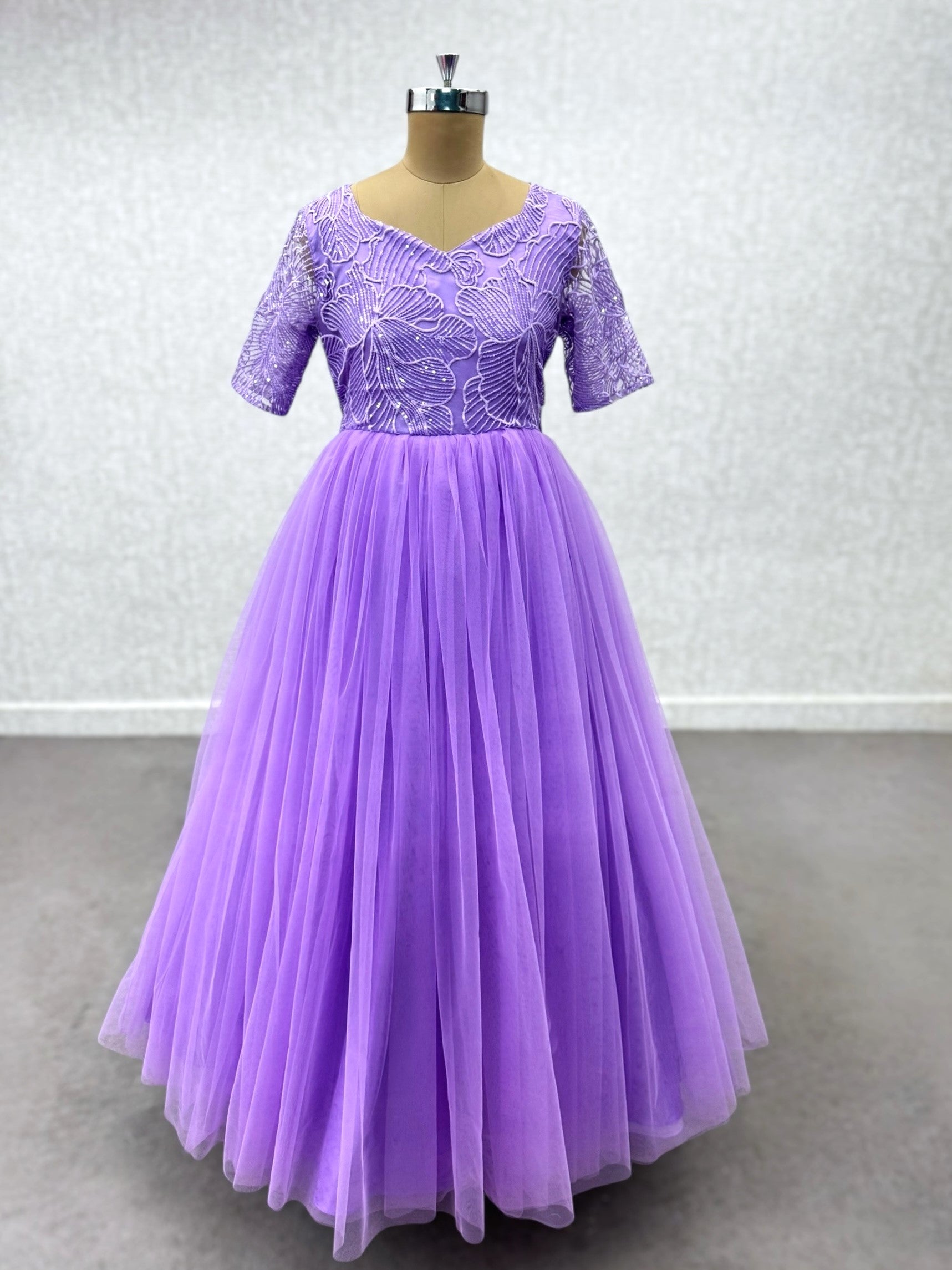 Purple Serenity Ball Gown