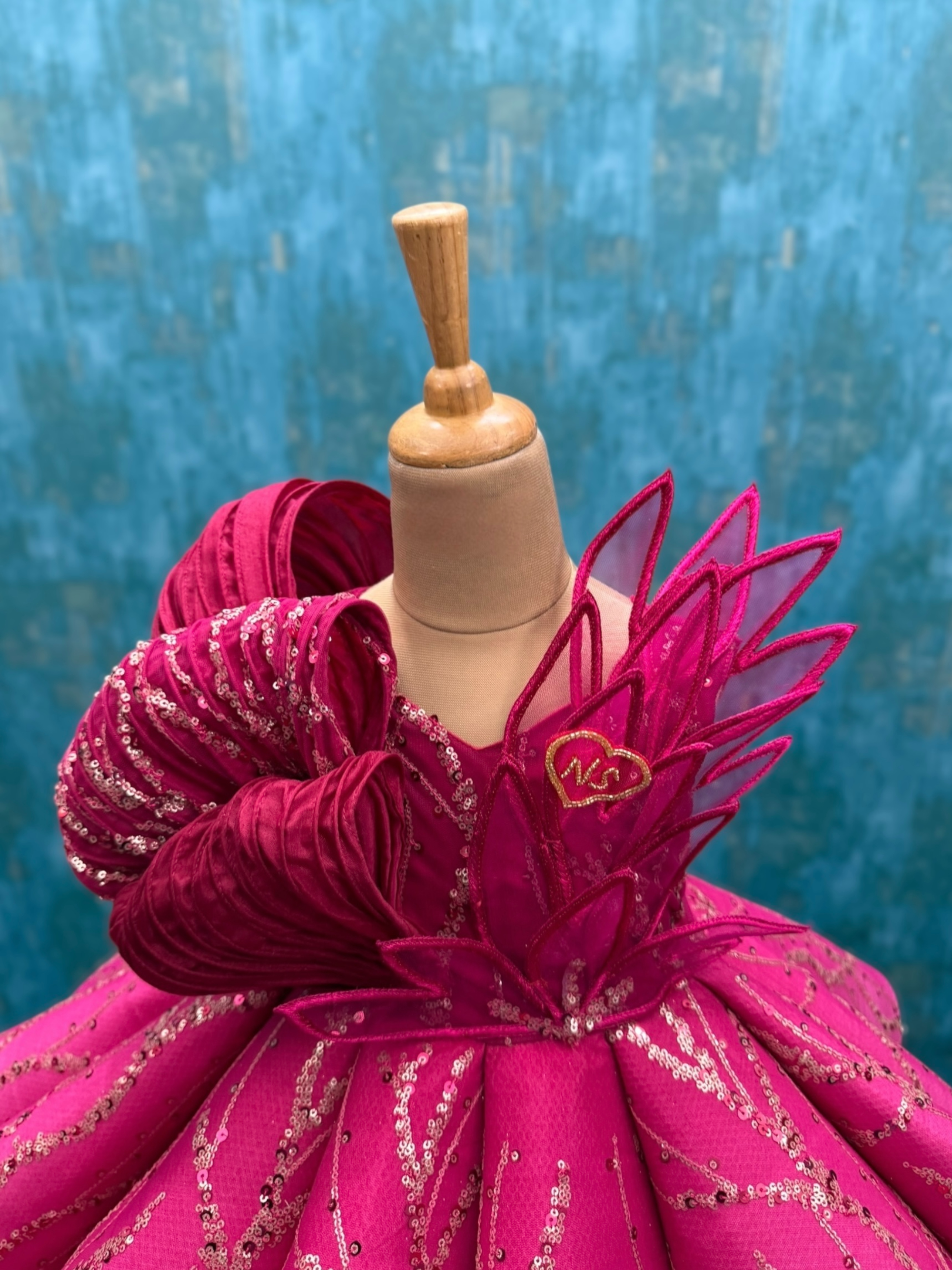 Galaxy Rose Couture Duo- Panel Gown Combo