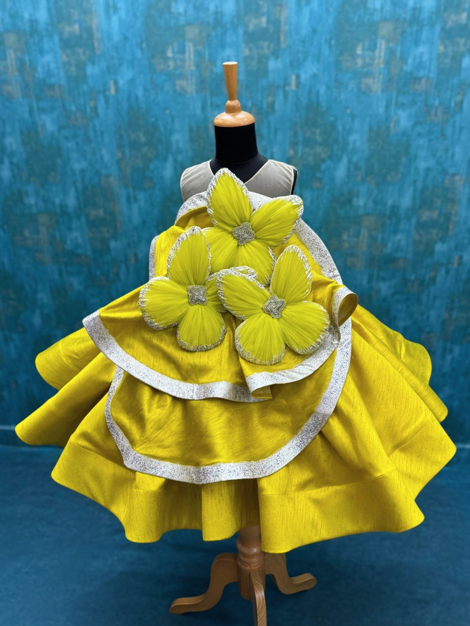 Lemon Zest Bloom Enchanted Couture Celebration Gown