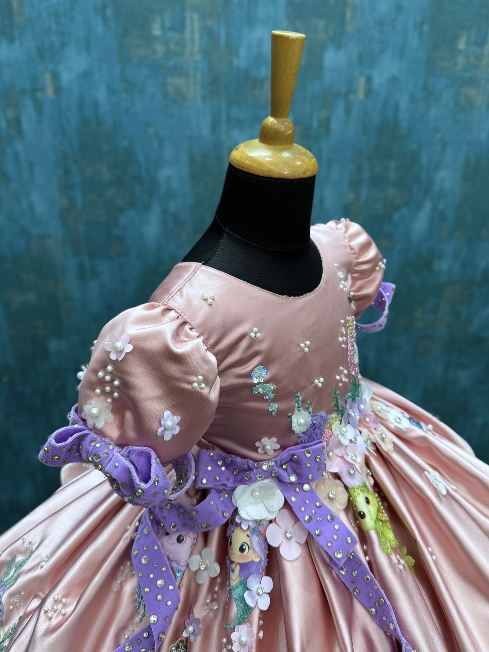 Underwater Blossom Dream Princess Gown