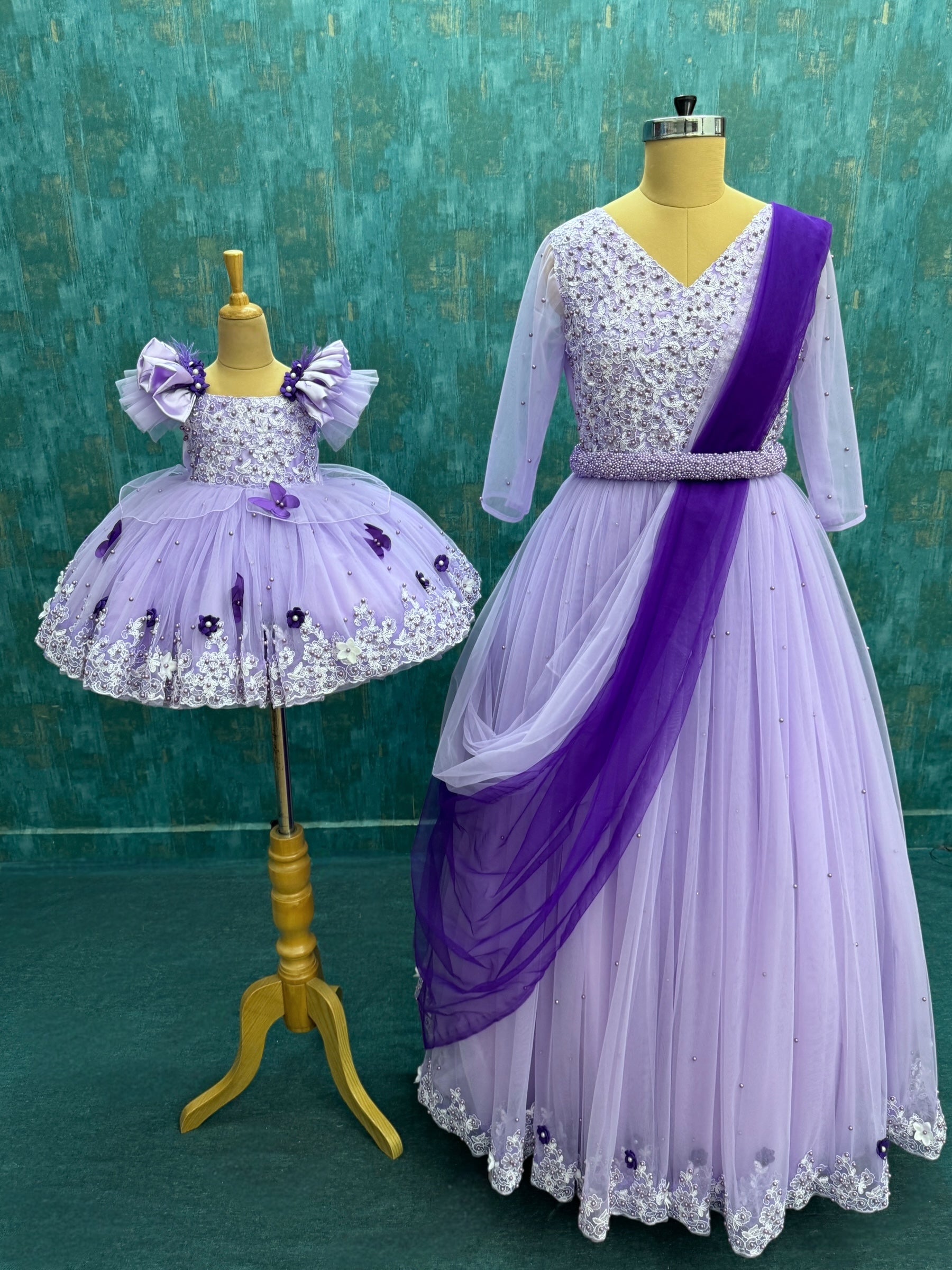 Amethyst Floral Grace Duo- Lace Combo