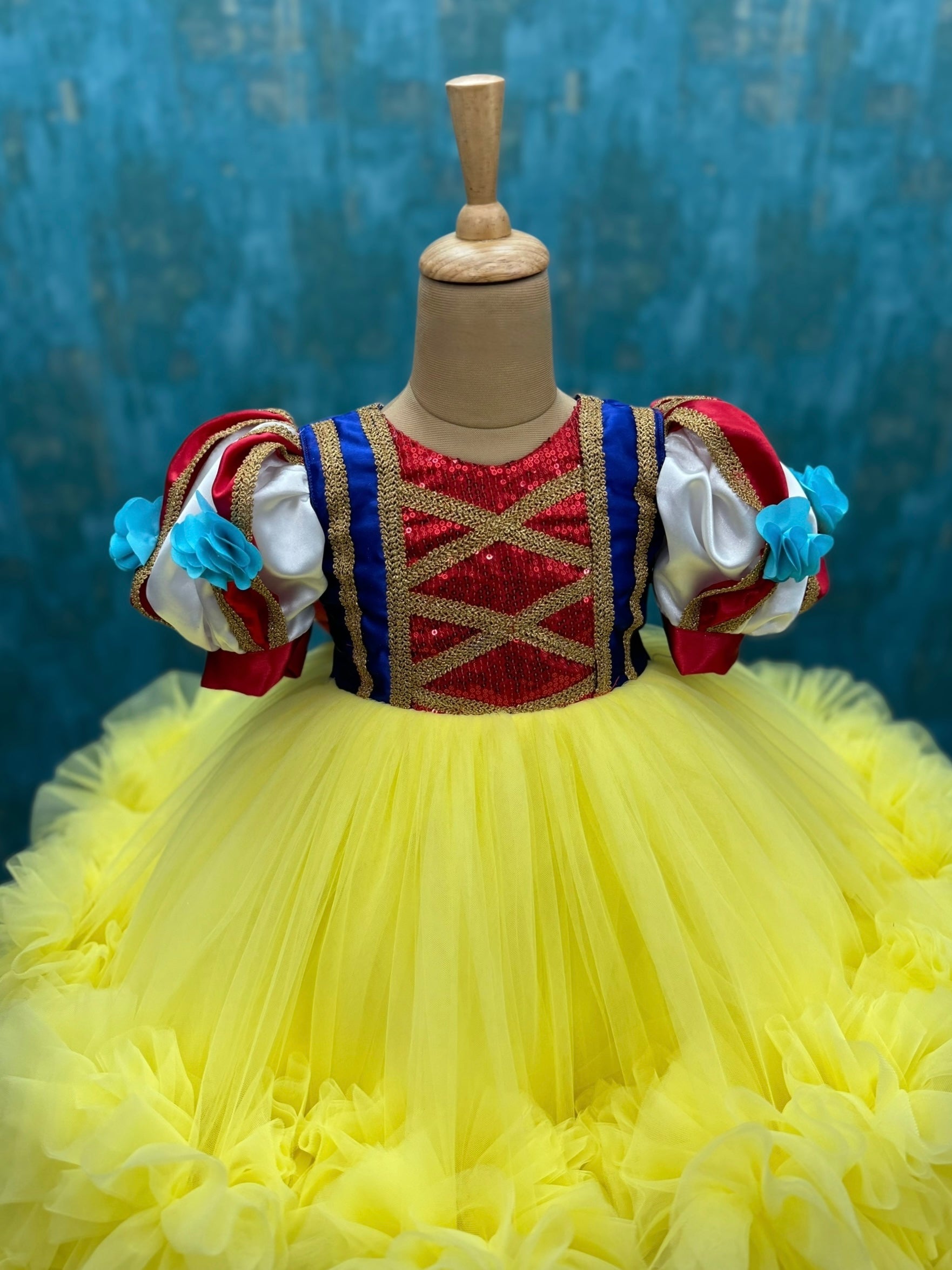 Golden Orchard Ruby Charm Princess Ball Gown