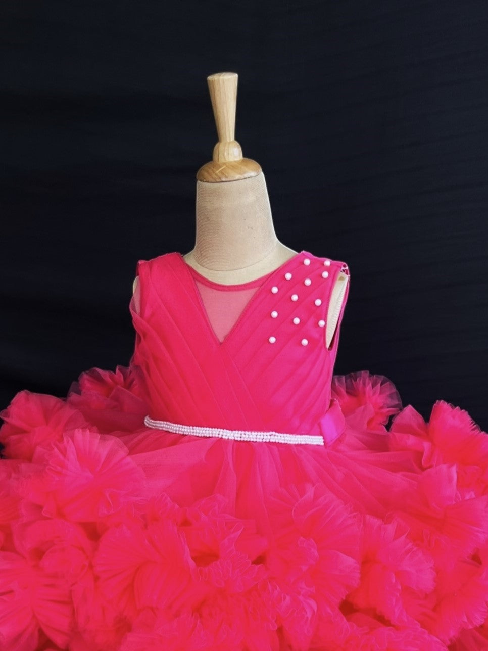 Flamingo Fluff Fantasy Gown