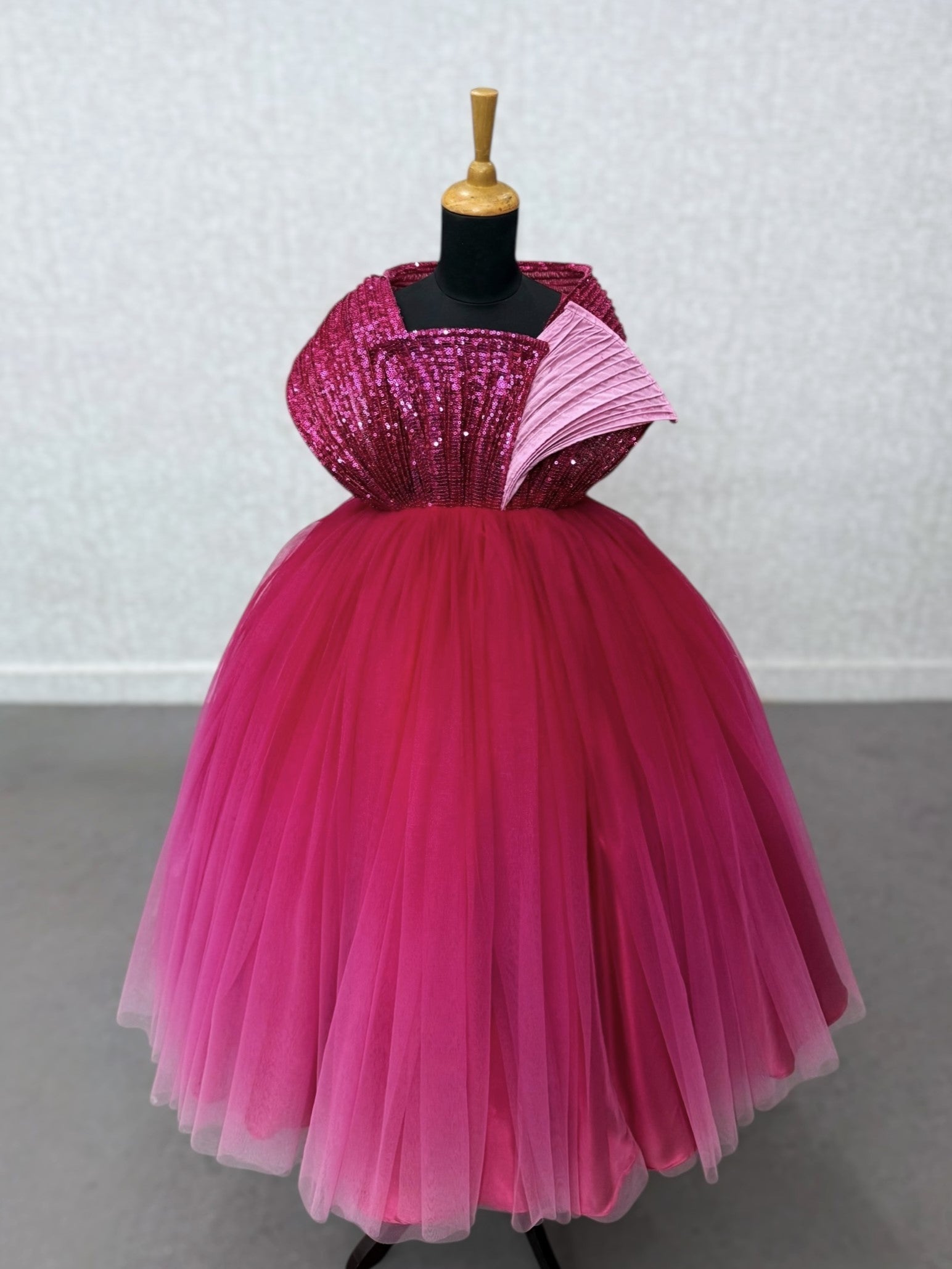 Fuchsia Royale Evening Dress