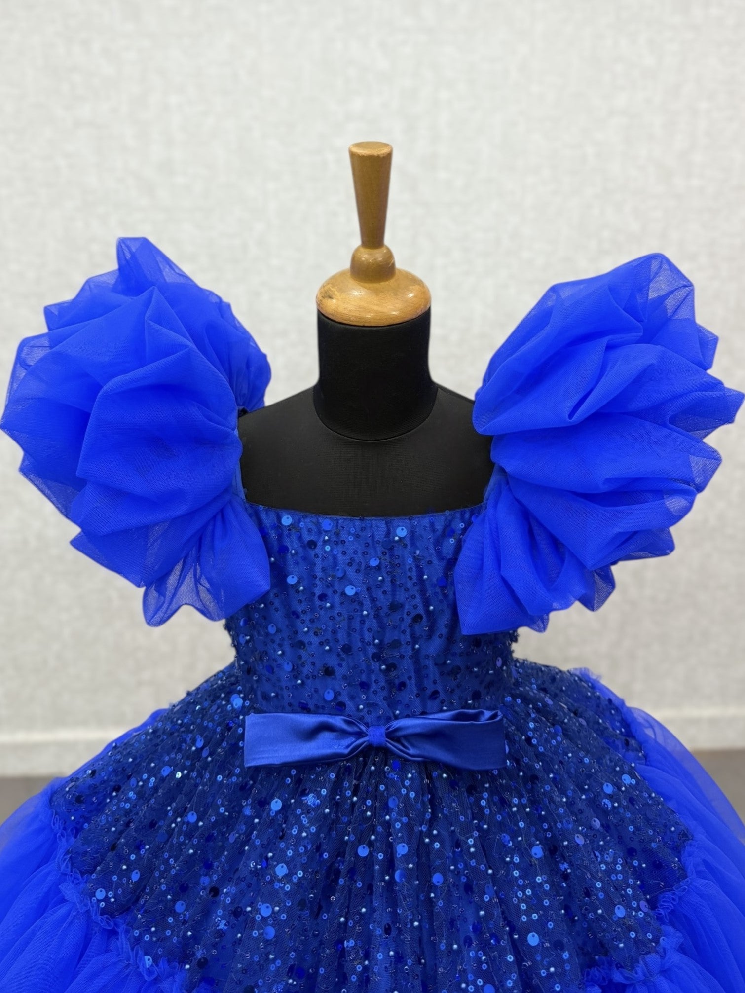 Sapphire Bloom Party Dress