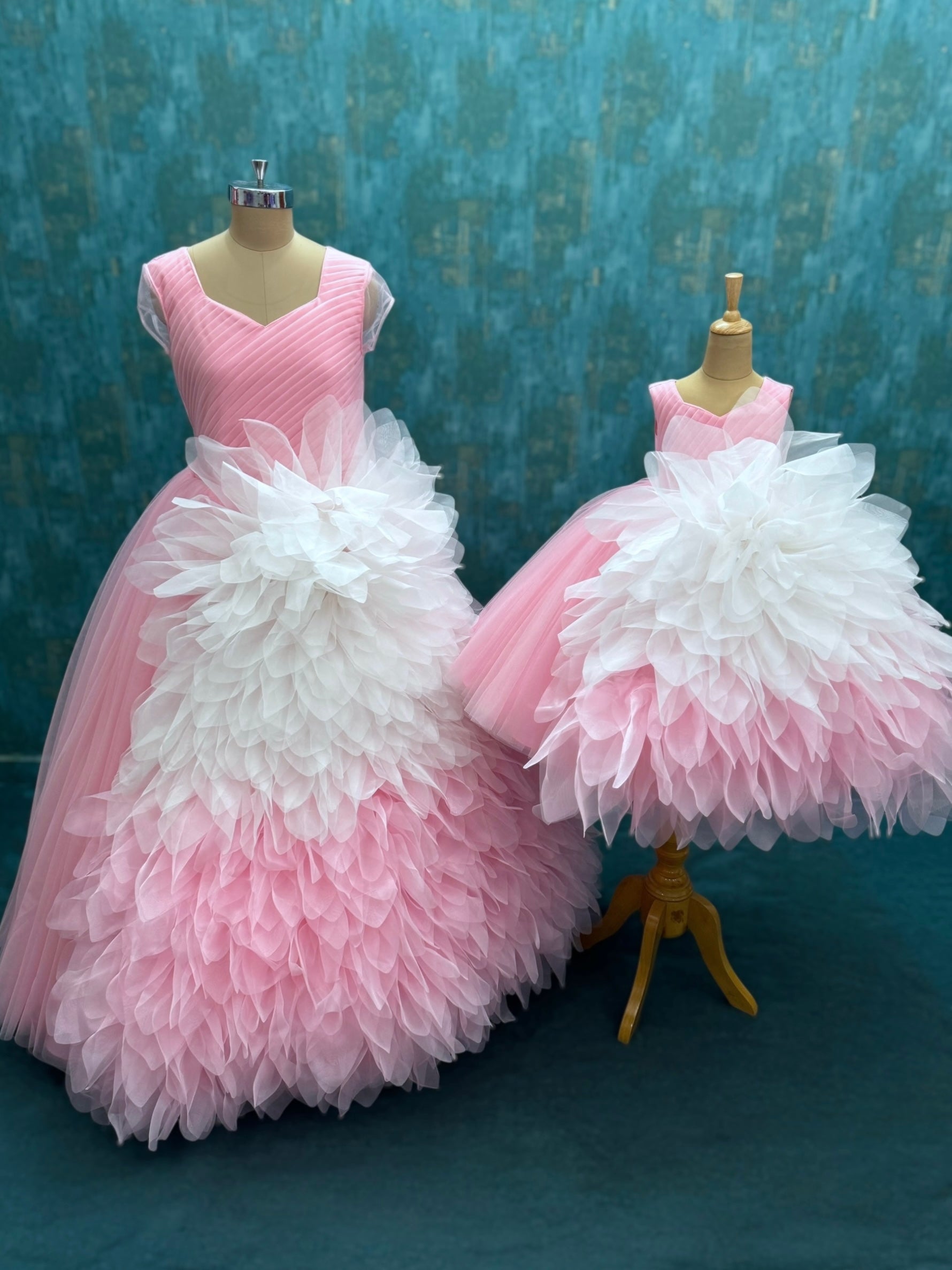 Buy Mother Daughter Dresses Online, Blush Pink Mom & Daughter Set