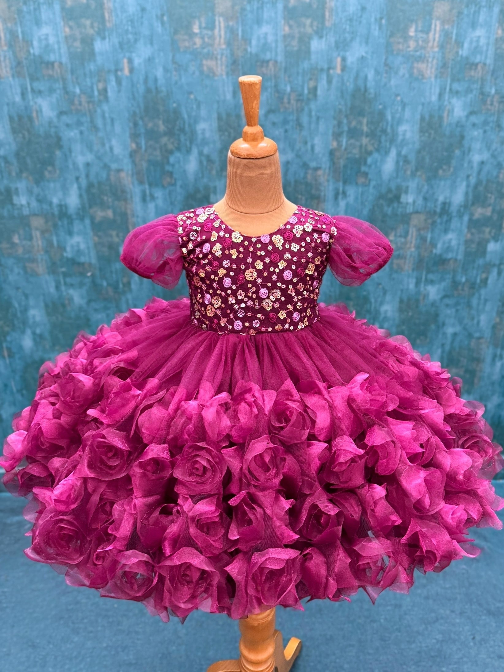 Royal Rosette Princess Dress