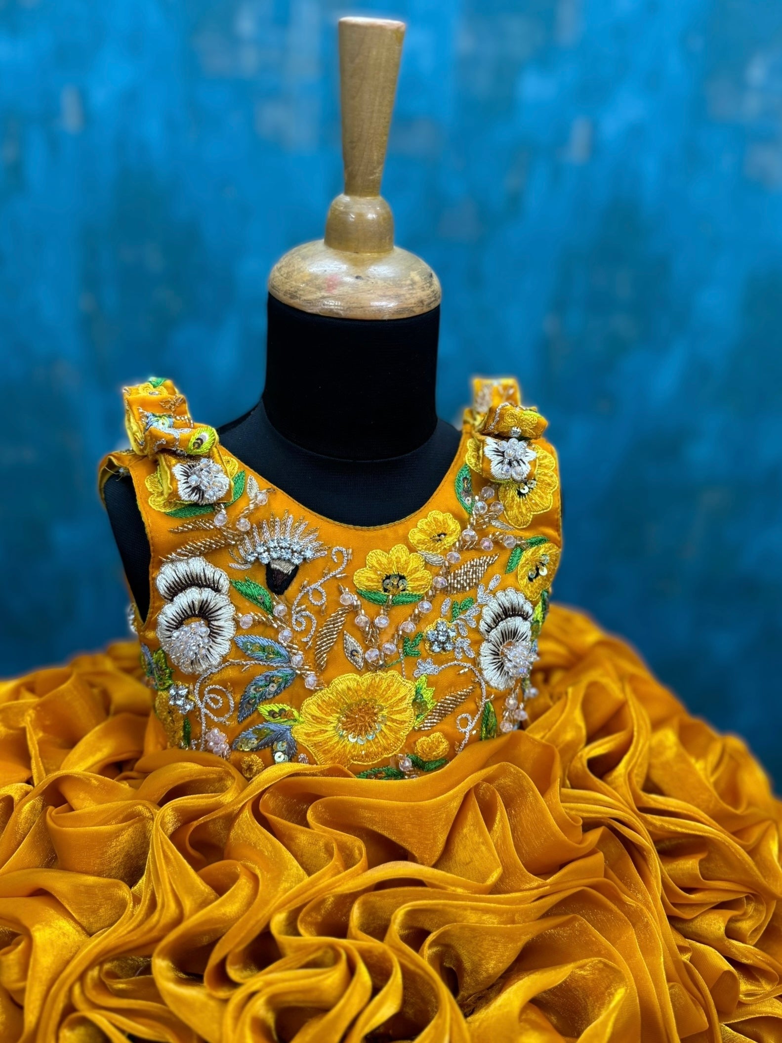 Buy Mother Daughter Dresses Online, Golden Bloom Celebration Matching Set