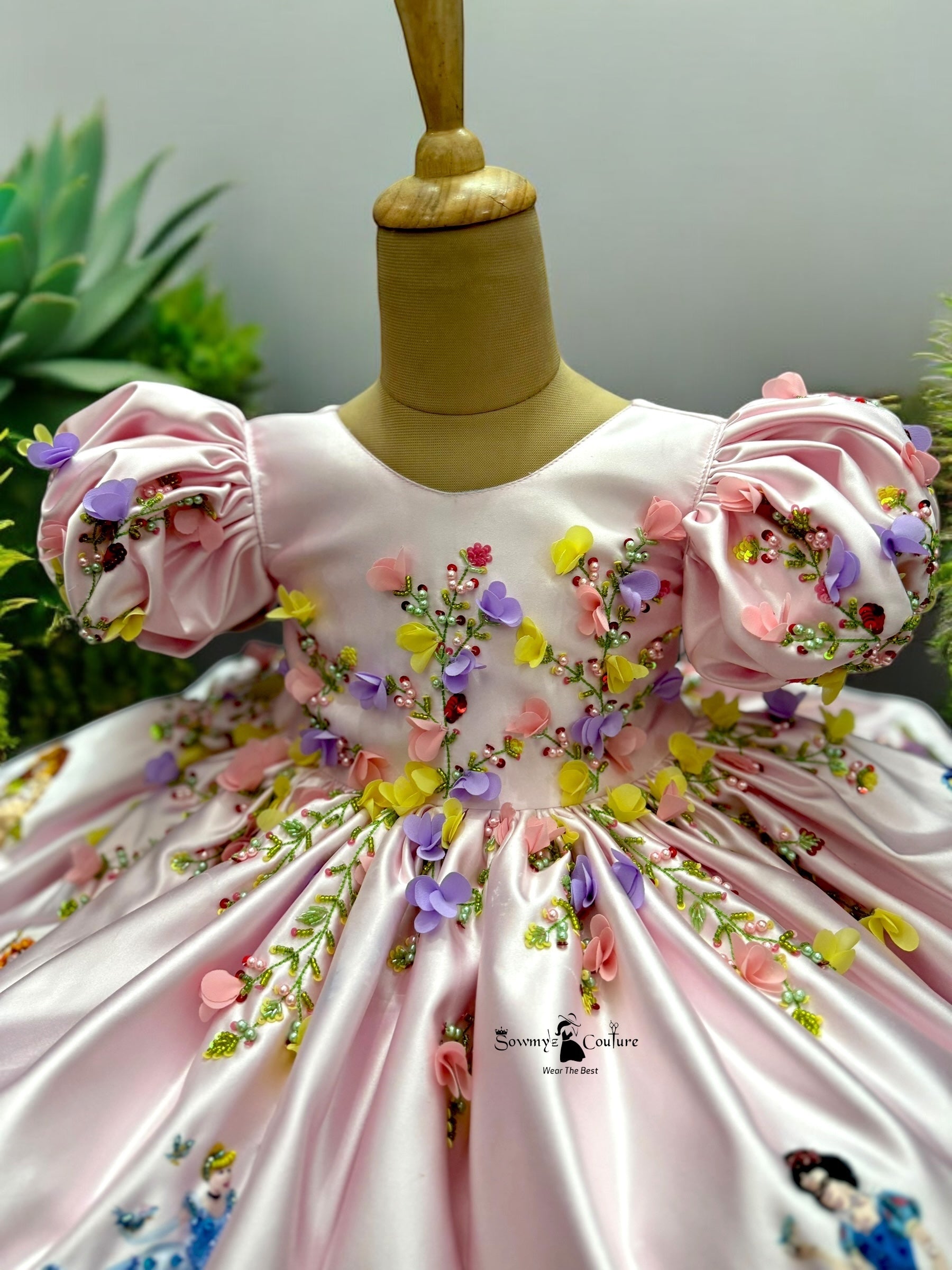 Petal Whisper Garden Fairy Party Dress