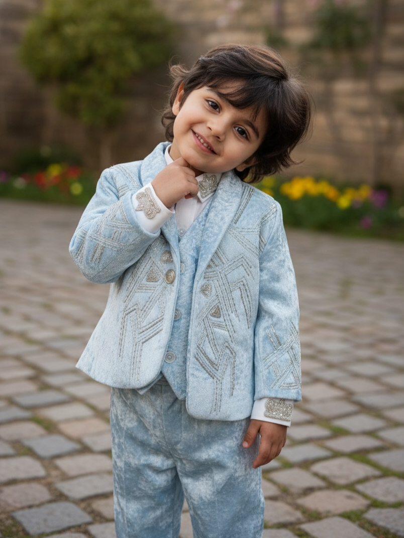 Winter Glow Luxe Blazer Suit