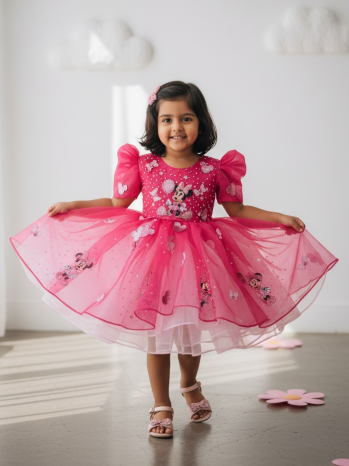 Disney gown Online, Minnie Mouse Sparkle Tulle Birthday Dress