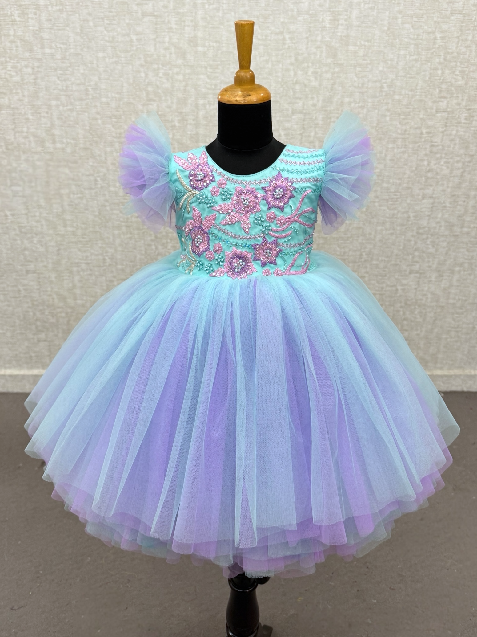 Enchanted Frost Blossom Dress