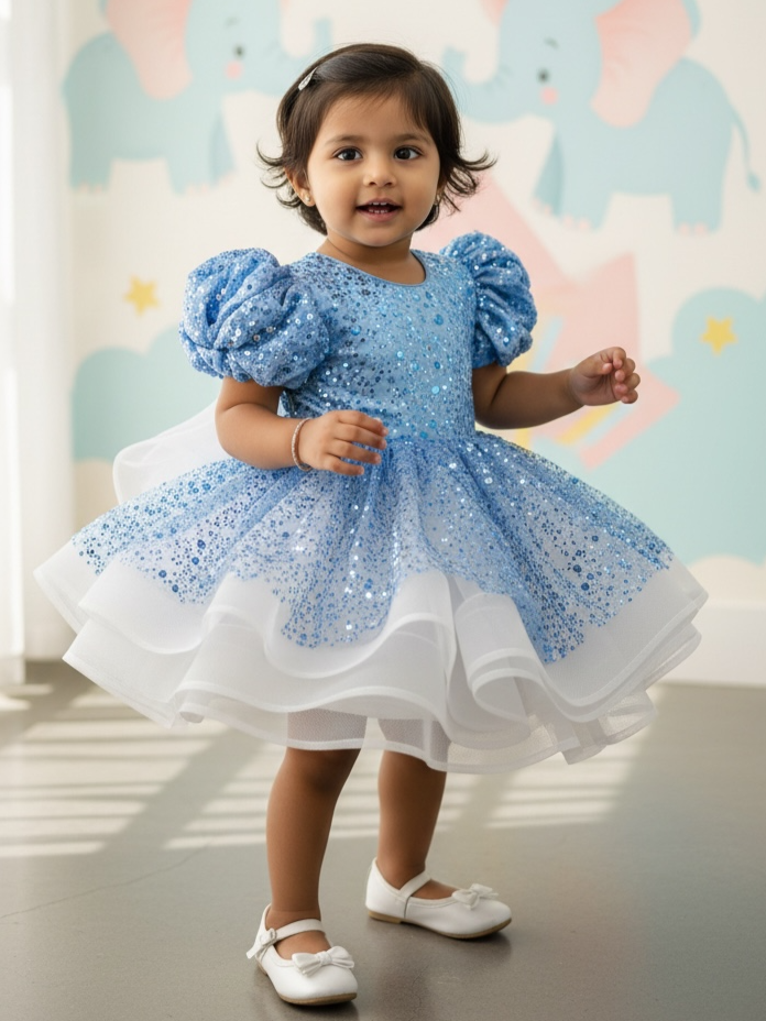 Celestial Snowflake Sparkle Dress
