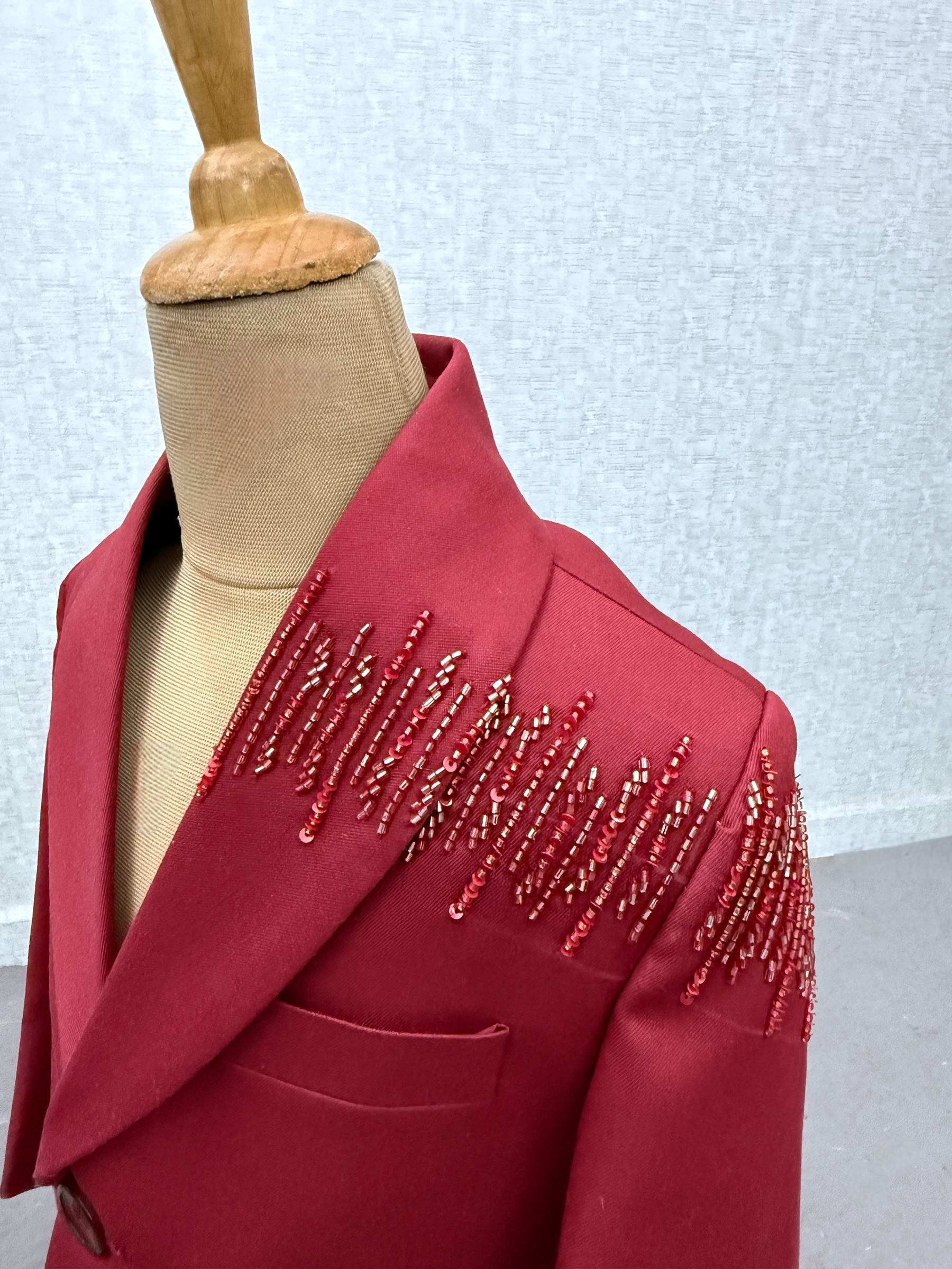 Boys birthdays dresses online, Maroon Velvet Suit