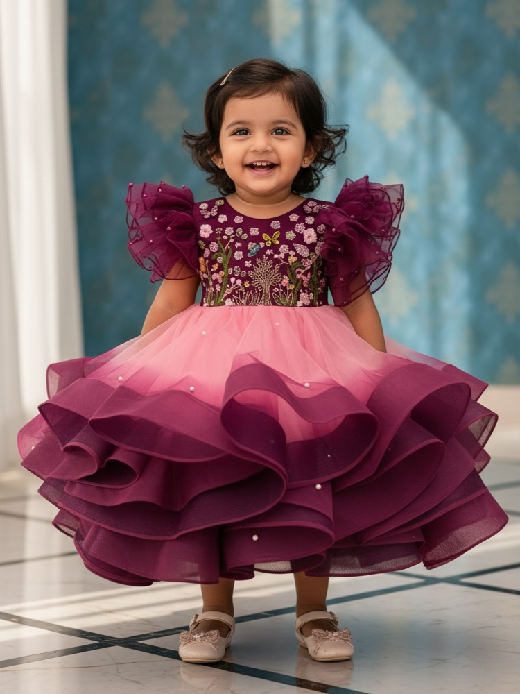 Blush Enchanted Garden Gown