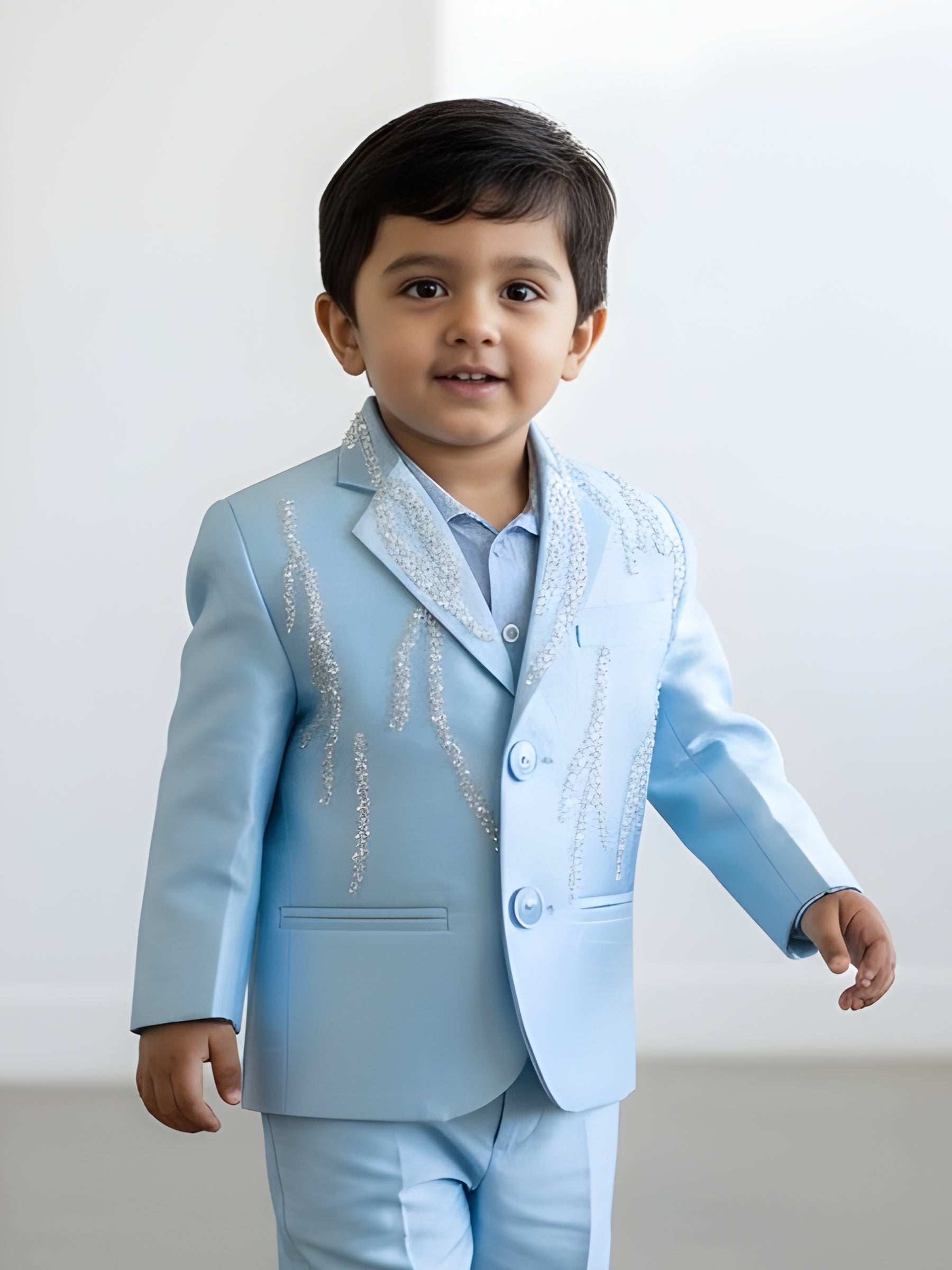 Frosted Glacier Royale Blazer- Comes with Pant and Shirt