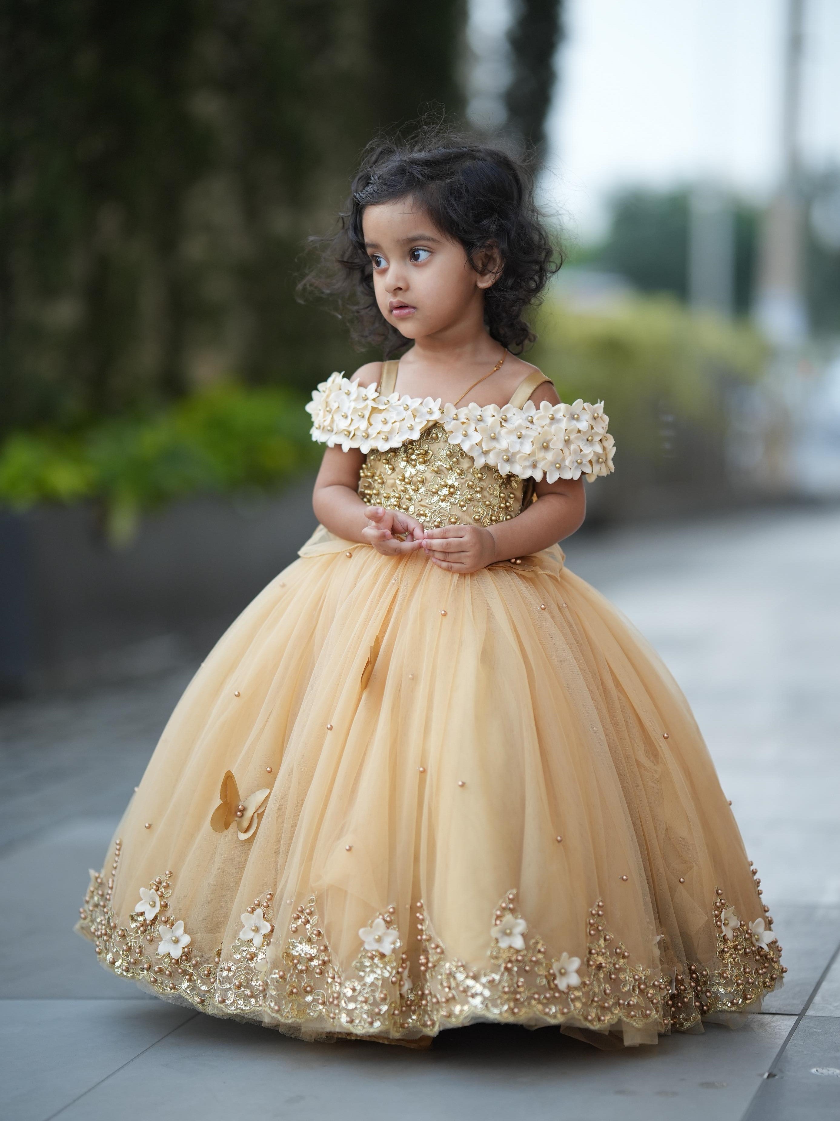 Sunlit Floral Majesty Dress