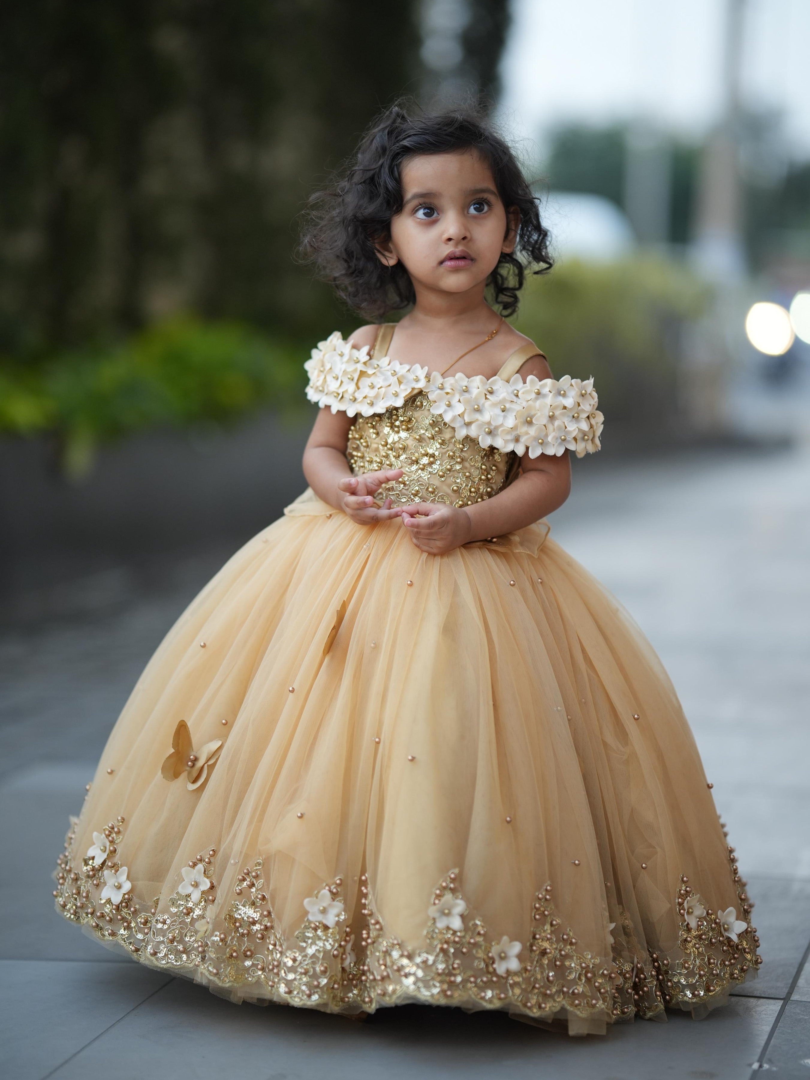 Sunlit Floral Majesty Dress